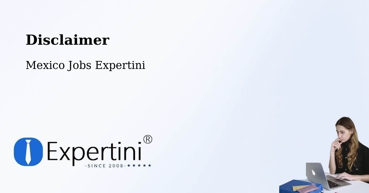 Disclaimer – La Red - Mexico Jobs Expertini
